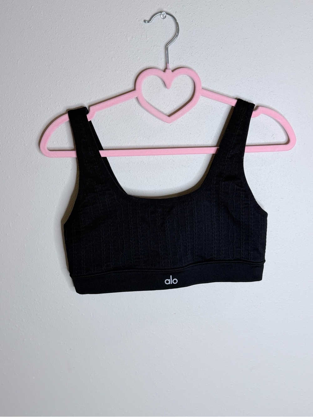 Alo yoga cable knit bra